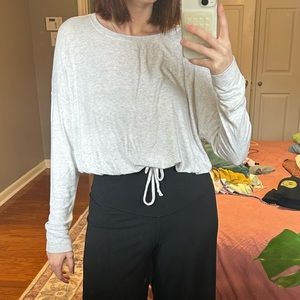 Athleta cinch crop sweater